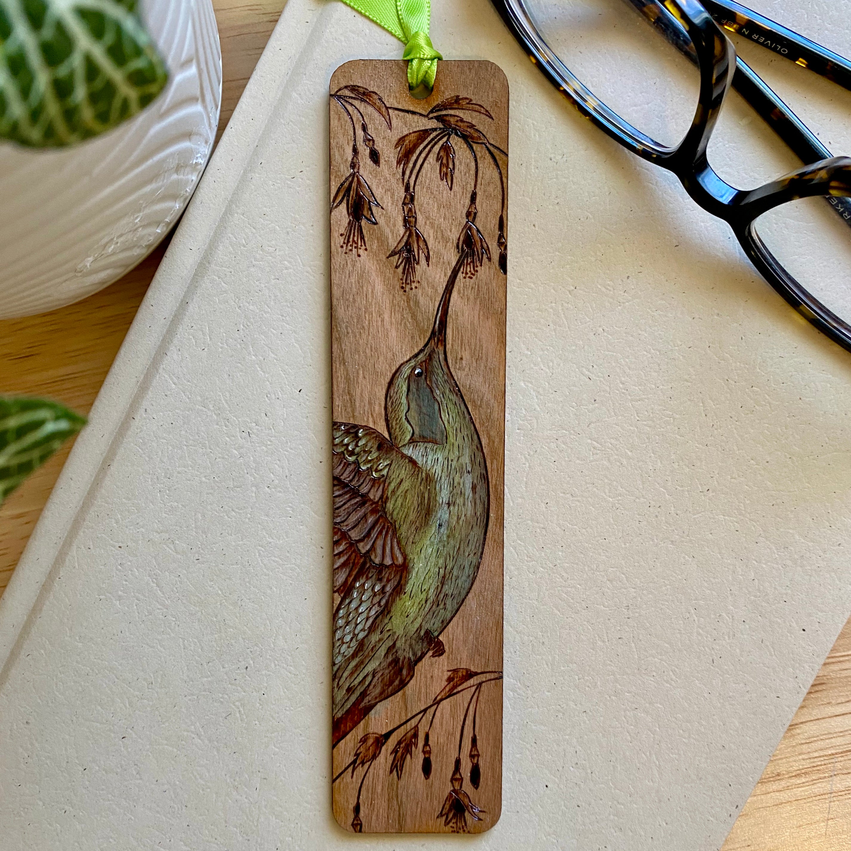 Bookmark - Feathered Friends - Hummingbird