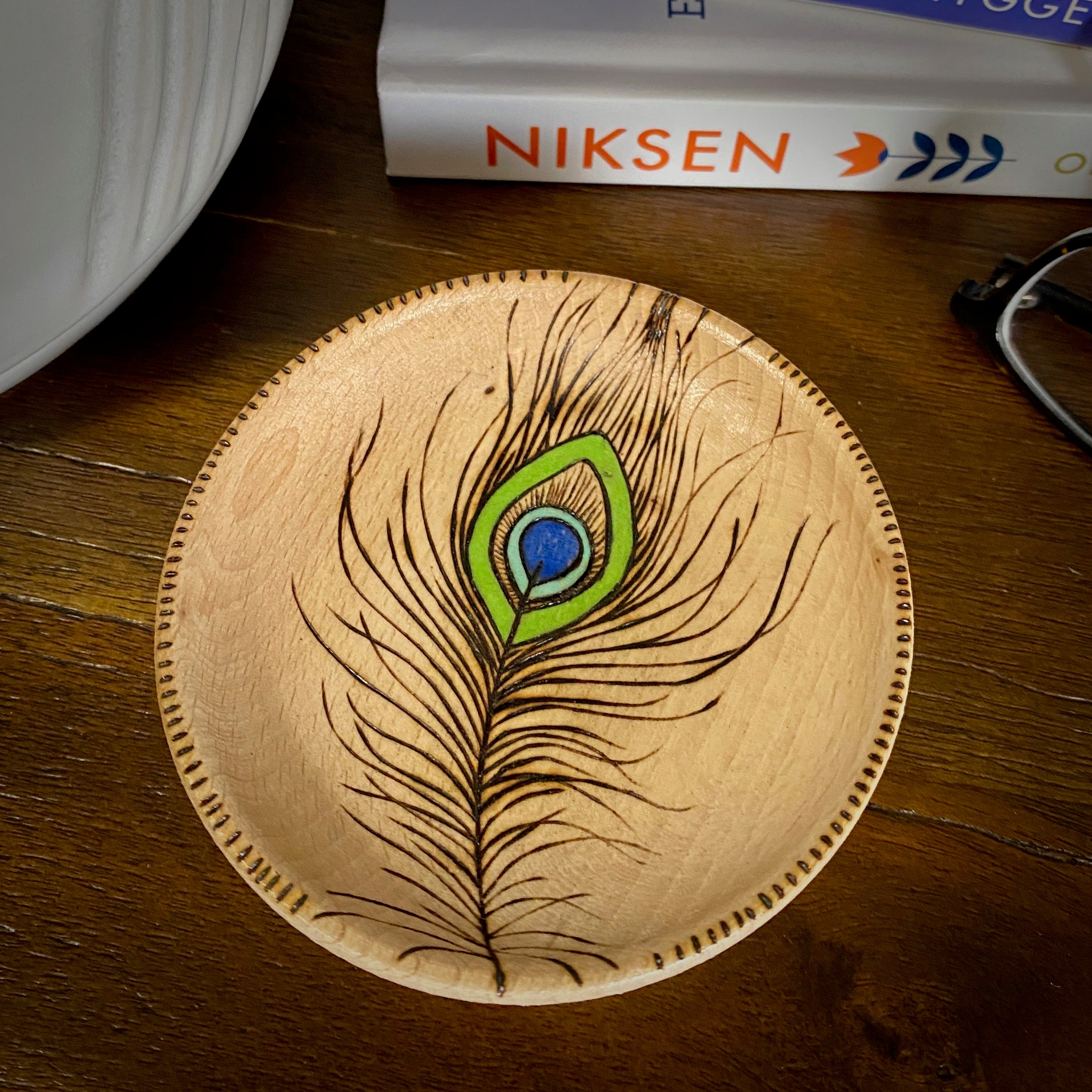 Jewelry Dish - Peacock